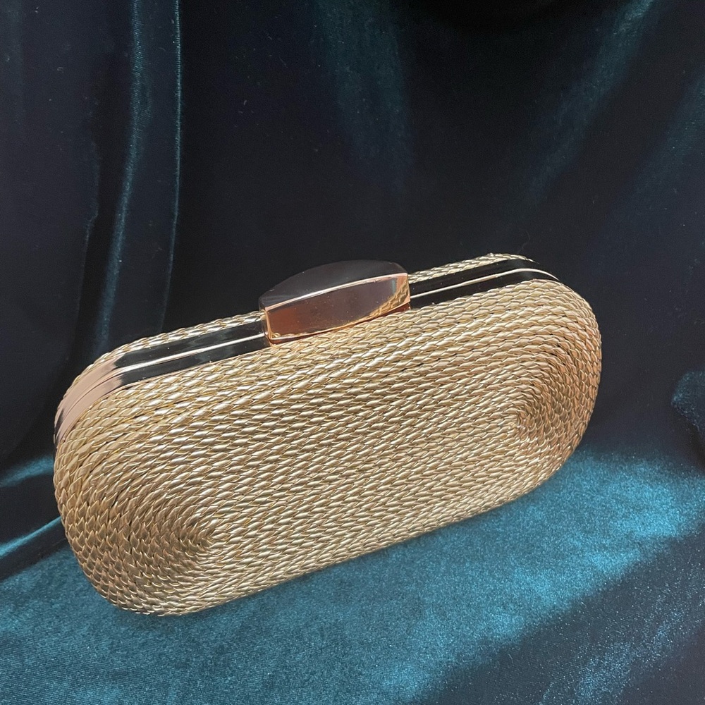 Elegant Gold Clutch Bag